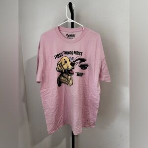 Spencer’s xl pink dog boop shirt